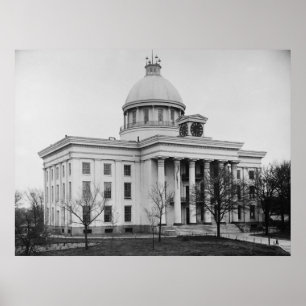 Póster Capitolio Estatal de Alabama