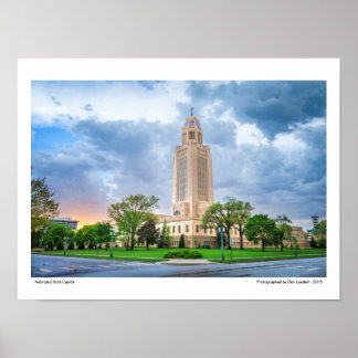 Póster Capitolio Estatal de Nebraska