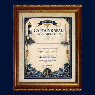 Póster Capítulo 2 Por qué nos desviamos Certificado del C