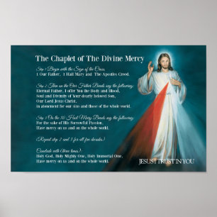 Póster CAPÍTULO de la plegaria DIVINE MERCY