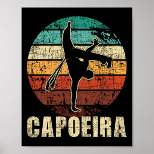 Póster Capoeira - Kickboxing Artes Marciales Brasileñas M