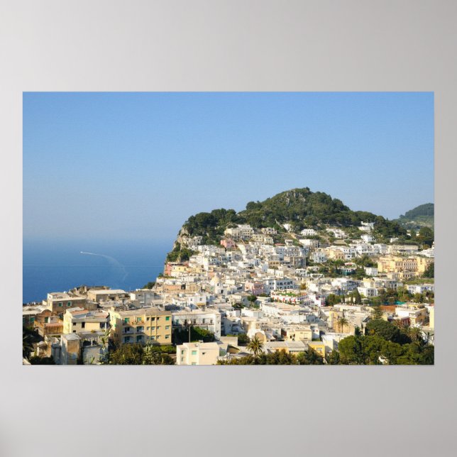 Póster Capri al anochecer (Frente)