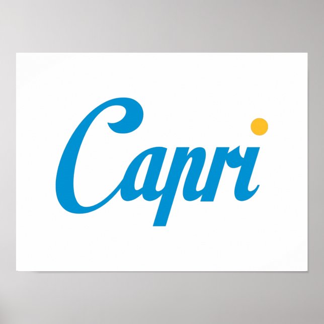 Póster CAPRI Italia (Frente)