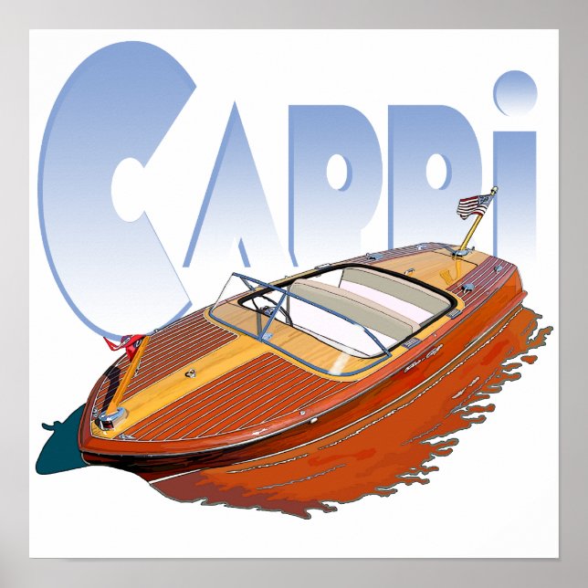 Póster Capri Powerboat (Frente)