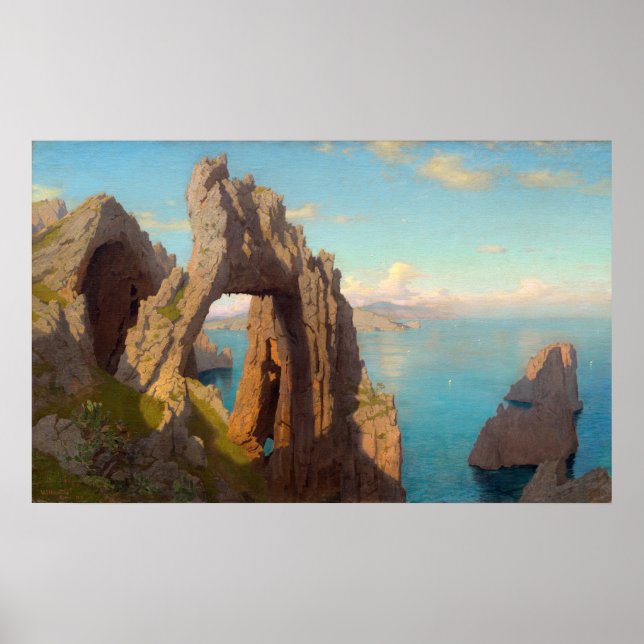 Póster Capri - William Stanley Haseltine Poster Bella Art (Frente)