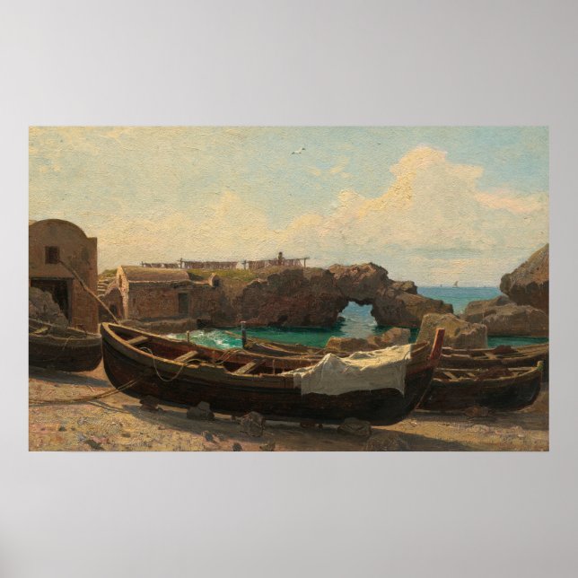 Póster Capri - William Stanley Haseltine Poster Bella Art (Frente)