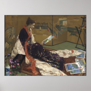 Póster Caprice in Purple and Gold - James Whistler