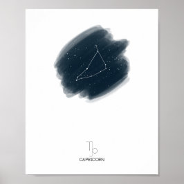 Póster Capricorn Zodiac