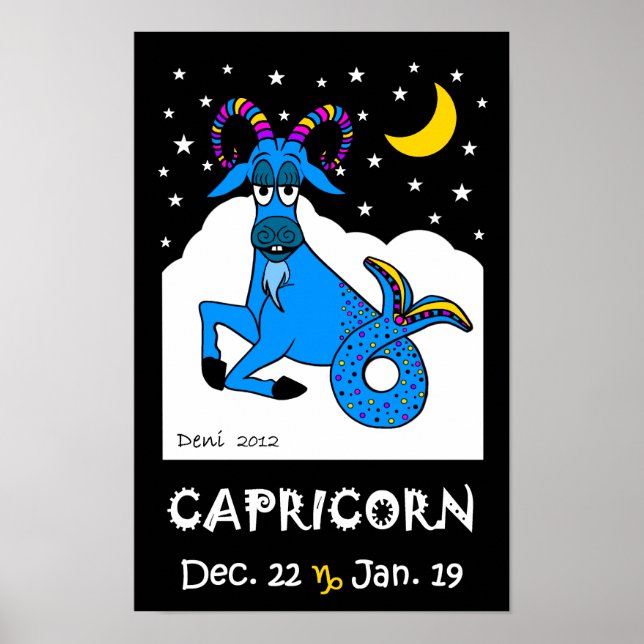 PÓSTER CAPRICORN - ZODIAC POSTER (Frente)
