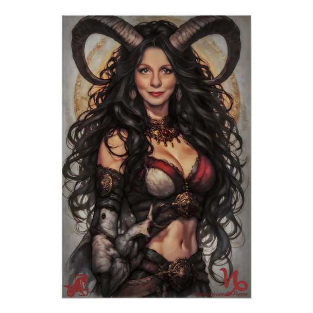 Póster Capricornio (Anverso)