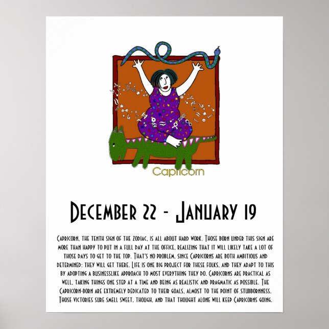 Póster Capricornio (Frente)