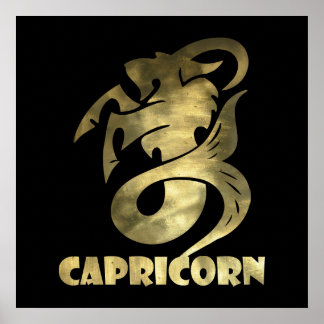 Póster Capricornio de oro ruso 2