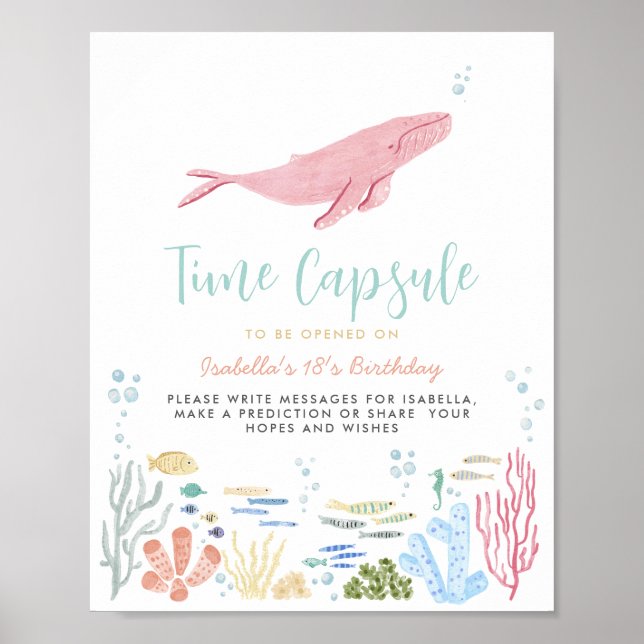Póster Cápsula del Tiempo Bajo el Mar (Frente)