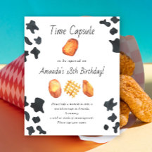Cápsula del tiempo Nugget 1er cumpleaños género ne