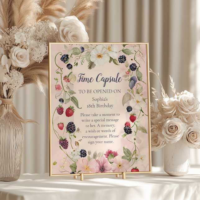 Póster Cápsula del Tiempo  Strawberry Berry Primer 1er Cu (Subido por el creador)