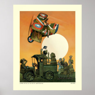 Póster Capt. Eddie On His WayTo Smite The Hun ..