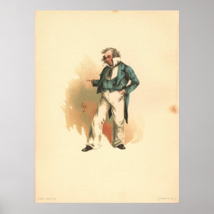 Póster Captain Cuttle de Dombey and Son