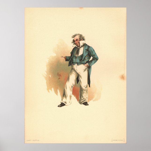 Póster Captain Cuttle de Dombey and Son (Frente)