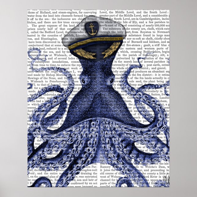 Póster Captain Octopus (Frente)