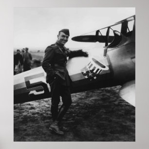 Póster Captain Rickenbacker