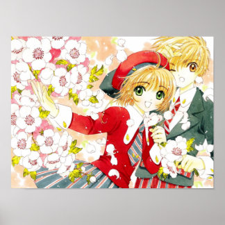 Póster Captor de carros Sakura Syaoran Sakura