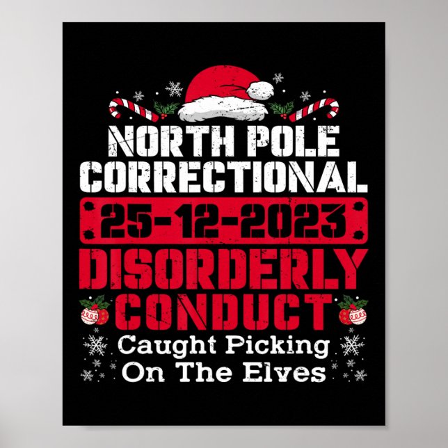 Póster Captura de conducta desordenada de la corrección d (Frente)