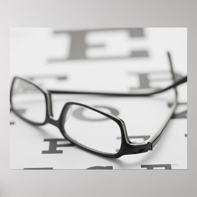 Póster Captura de estudio de lentes oculares (Frente)