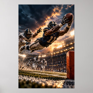 Póster Captura de Fútbol Americano en Picado – Dramática