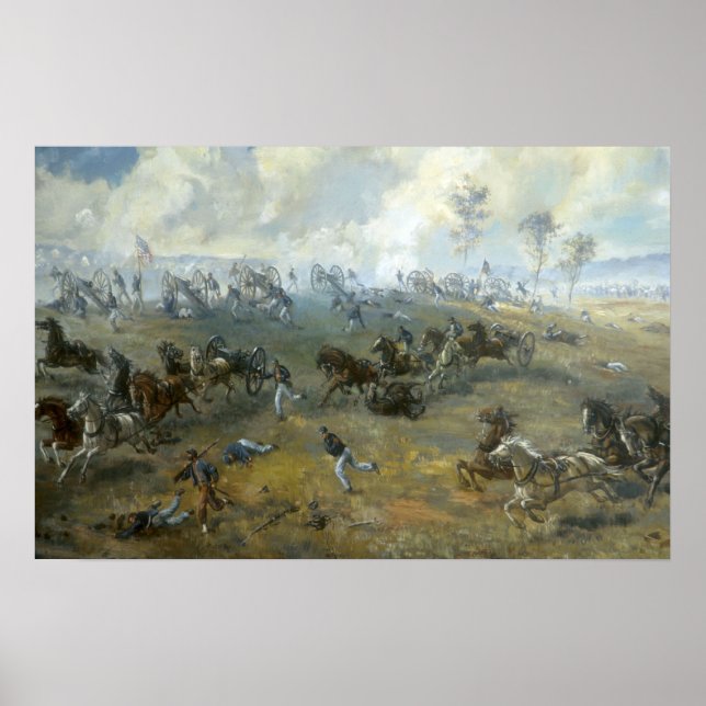 Póster Captura de la batería de Rickett - 1964 (Frente)