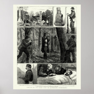 Póster Captura de la cuadrilla de Ned Kelly