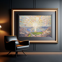 Póster Captura de la esencia de la luz y la emoción del s