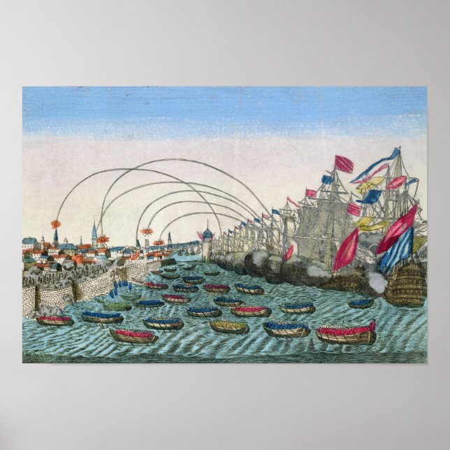 Póster Captura de La Habana por los ingleses en 1762 (Frente)