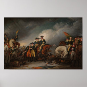 Póster Captura de los hessianos en Trenton - John Trumbul