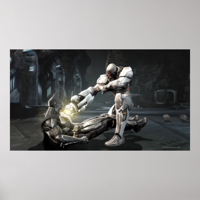 Póster Captura de pantalla: Batman vs Cyborg (Frente)