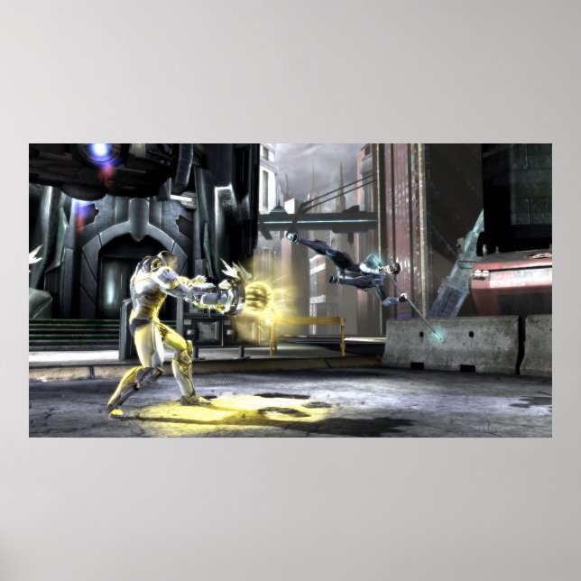 Póster Captura de pantalla: Cyborg vs Nightwing 2 (Frente)