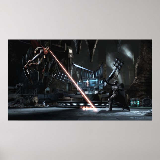 Póster Captura de pantalla: Superman vs Batman (Frente)