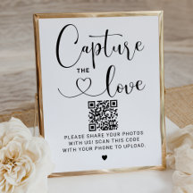 Captura el Amor Moderno Script QR Foto
