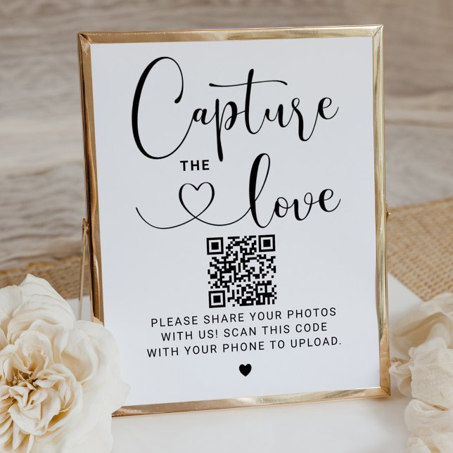 Póster Captura el Amor Moderno Script QR Foto (Subido por el creador)