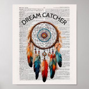 Póster Capturador de sueños - Trabajo de páginas en dicci