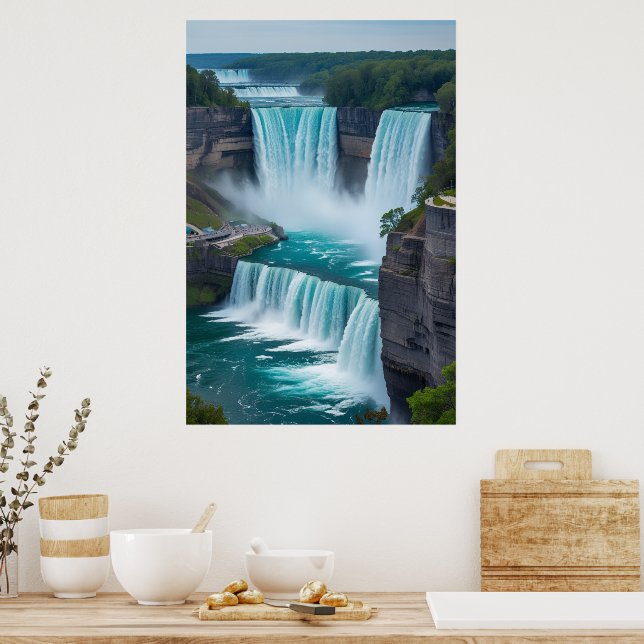 Póster Capturan el poder de la naturaleza - Niagara (Cocina)