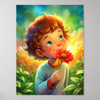 Póster "Capturando la alegría"