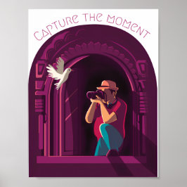 Póster Capturar el momento