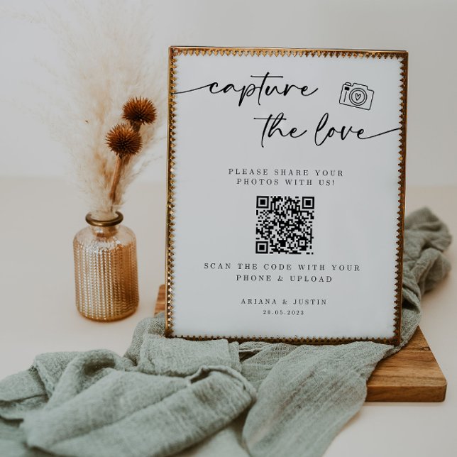 Póster Capturar El Rótulo Del Boda De Amor Con El Código  (Subido por el creador)