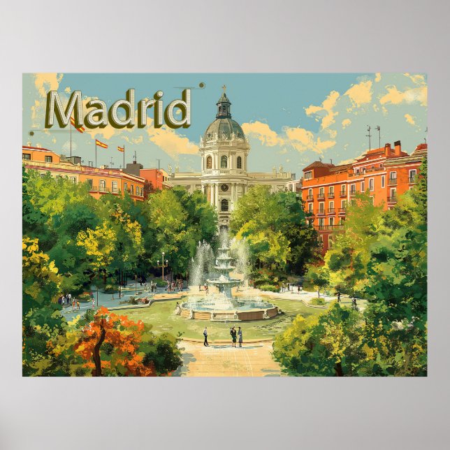 Póster Capturar la belleza de Madrid (Frente)