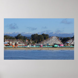 Póster Capturas de nieve en la imprenta de Santa Cruz