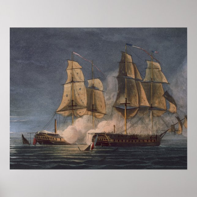 Póster Capture of the Thetis by HMS Amethyst, 10th Novemb (Frente)