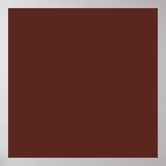 Póster Caput mortuum (color sólido)