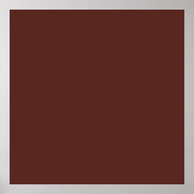 Póster Caput mortuum (color sólido) (Frente)