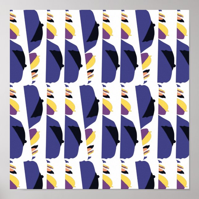 Póster Car Night Shades Pixelat by Masanser (Frente)