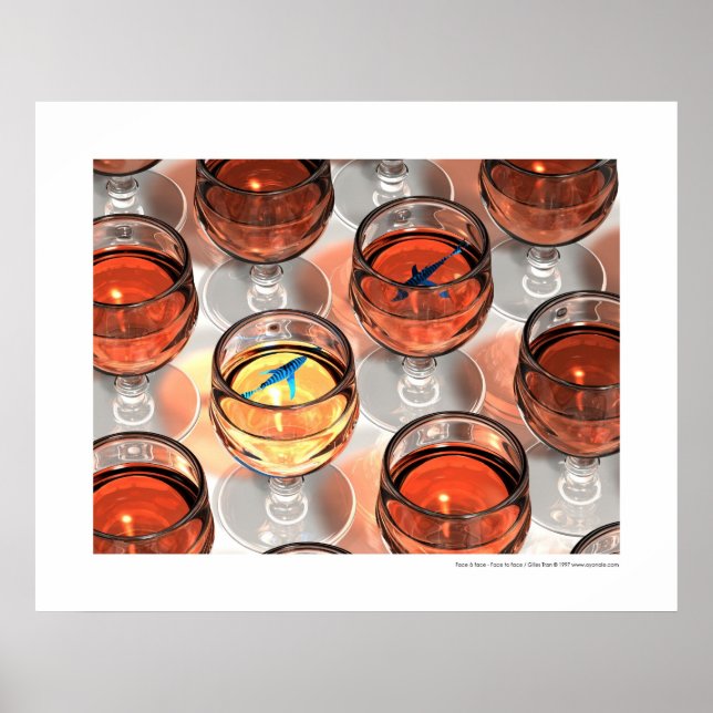 Póster Cara a cara (Frente)